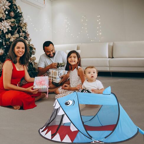 Pop up Kids Play Tent, Foldable Kids Playhouse Indoor Outdoor Toys Tents for Boys Girls Toddlers Birthday with Portable Storage Bag, Green Dinosaur in Saudi Arabia
