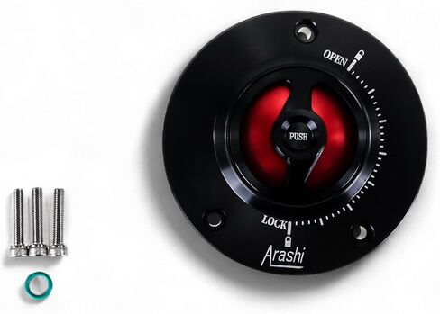 قبعات خزان الوقود المعدلة باستخدام الحاسب الآلي للدراجات النارية لـ KAWASAKI Z1000 Z1000SX Z800 Z750 ER6N E6RF ZZR1400 GTR1400 ZX6R ZX10R VERSYS 1000 ABS (أسود) in Kuwait