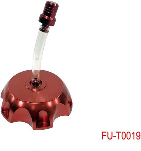 CNC Aluminum Gas Fuel Tank Cap Cover & Breather Vent for Honda XR50 CRF50 CRF 50 XR 50 107cc 110cc 125cc Chinese Dirt Pit Bike SSR SDG Coolster Sunl (Red) in Saudi Arabia