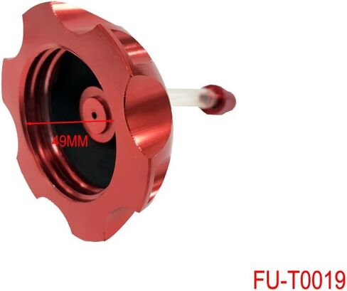CNC Aluminum Gas Fuel Tank Cap Cover & Breather Vent for Honda XR50 CRF50 CRF 50 XR 50 107cc 110cc 125cc Chinese Dirt Pit Bike SSR SDG Coolster Sunl (Red) in Saudi Arabia
