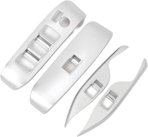 Car Door Armrest Window Lift Switch Button Panel Cover Trim Interior Accessories Compatible With Toyota Alphard Vellfire 2016-2021(Left Hand Diver 1) in Saudi Arabia