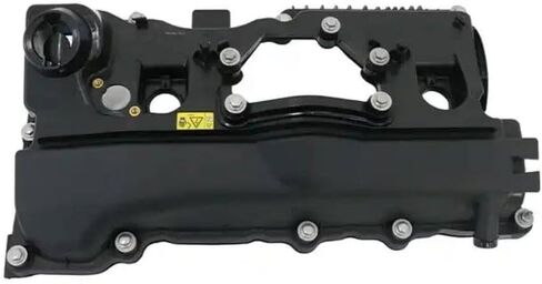 غطاء صمام المحرك الجديد لسيارات BMW E46 OEM 11127568581 11127526670 البلاستيك العلوي الاسطوانة محرك الروك in Saudi Arabia
