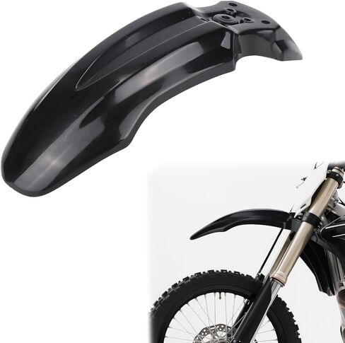Motorcycle Front Wheel Mudguard Fender, PSLER Dirt Bike Plastic Body Mud Guard for CRF50 Style 125CC Pit PRO Trail Dirt Bike in Saudi Arabia