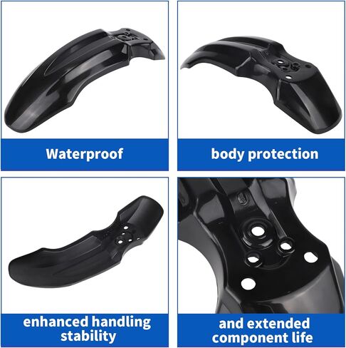 Motorcycle Front Wheel Mudguard Fender, PSLER Dirt Bike Plastic Body Mud Guard for CRF50 Style 125CC Pit PRO Trail Dirt Bike in Saudi Arabia