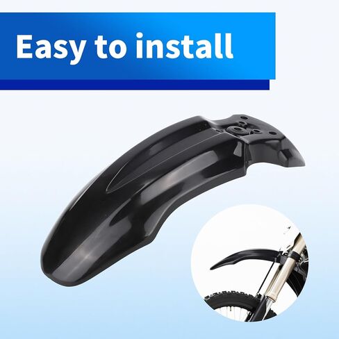 Motorcycle Front Wheel Mudguard Fender, PSLER Dirt Bike Plastic Body Mud Guard for CRF50 Style 125CC Pit PRO Trail Dirt Bike in Saudi Arabia