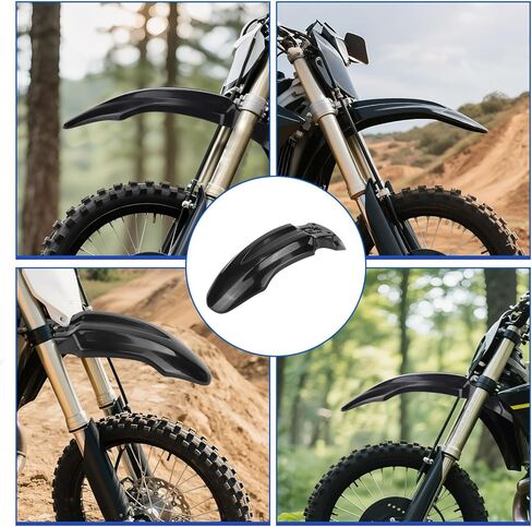 Motorcycle Front Wheel Mudguard Fender, PSLER Dirt Bike Plastic Body Mud Guard for CRF50 Style 125CC Pit PRO Trail Dirt Bike in Saudi Arabia