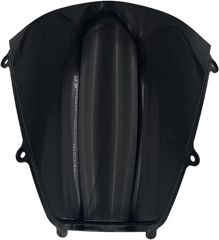 فقاعة مزدوجة للزجاج الأمامي لـ CBR600RR F5 2021-2025 شاشة أمامية من البلاستيك ABS للدراجات النارية (الزجاج الأمامي الأسود) in Kuwait