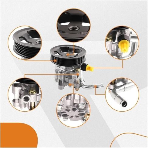 Power Steering Pump W/Pulley Compatible For Chevrolet Prizm Compatible For Toyota Corolla 1998 1999-2002 in Kuwait