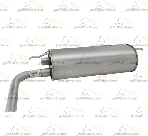 أنبوب ذيل كاتم صوت العادم متوافق مع 1997-1999 Oldsmobile Cutlass 3.1L | ستانلس ستيل | العادم الشمالي الشرقي | تتضمن شماعات ومشابك مجانية | قطع غيار السيارات in Saudi Arabia
