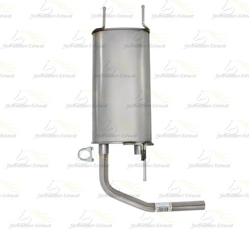 Exhaust Muffler & Tail Pipe Kit Compatible for 2010-2013 Mazda 3 2.0L | Stainless Steel | Northeastern Exhaust | Free Clamp Included | Automotive Replacement Part in Saudi Arabia