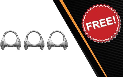Exhaust Muffler and Tail Pipe Kit Compatible for 2006-2010 Mercury Mountaineer 4.6L | Stainless Steel | Northeastern Exhaust | Free Clamps Included | Automotive Replacement Part in Saudi Arabia