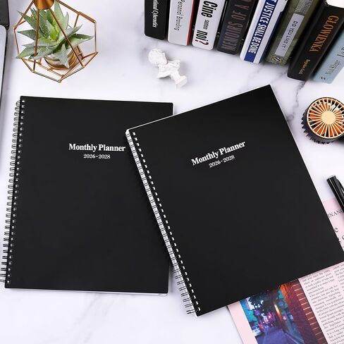2024-2027 Monthly Planner/Calendar - 3 Year Monthly Planner 2024-2027, July 2024 - June 2027, 9'' x 11'', Calendar Planner with 36 Months Tabs, Double-side Pocket, Holidays, Notes Pages in Saudi Arabia
