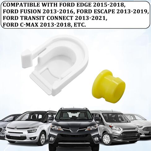 جلبة كابل ناقل الحركة مع غطاء متوافق مع 2013-2016 Ford Fusion، 2013-2019 Escape، 2013-2016 Edge، استبدال طقم إصلاح جلبة كابل التحول KV6Z-7K340-A DG9Z-7S004-A in Saudi Arabia