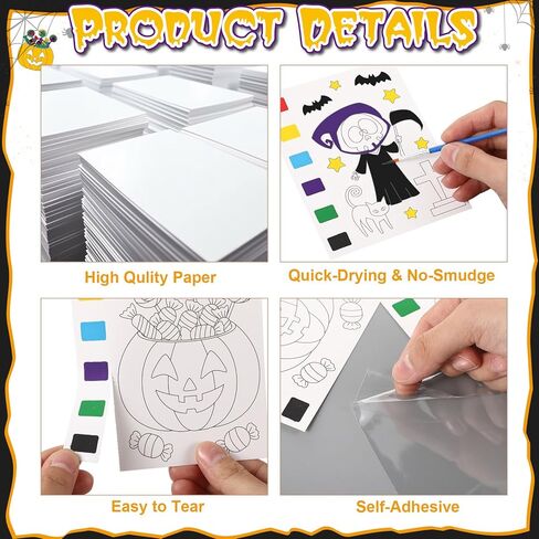 Funrous 168 Pcs Christmas Party Favors Bulk Watercolor Coloring Books Mini Christmas Coloring Pages Sheets with Plastic Bags Brushes Classroom Gifts Prizes Crafts Goodie Bag Stuffers Fillers in Saudi Arabia