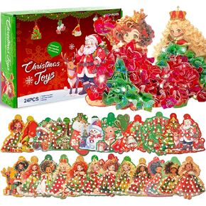 HOYON GP 24 PCS Poke Art Kit for Girls-Magical Princesses & Christmas Themed, Art and Craft Kit for Girl,Great Gifts for Girls Creative DIY Activity Christmas Gifts Toys for Kids in Saudi Arabia