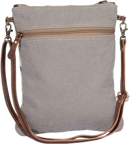 Myra Bag Dazzle Weekender Bag قماش معاد تدويره وسجادة وجلد وجلد البقر S-2647 in Saudi Arabia