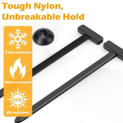 150Pcs Nylon Universal Cable Tie Buckle for Car, Automotive Zipper Clips, Rivet Zip Ties, Push Pin Clip Auto Body Parts Trim, Snap-Fit Ziptie Bumper Retainer Fender Liner Door Panel Fastener in Saudi Arabia