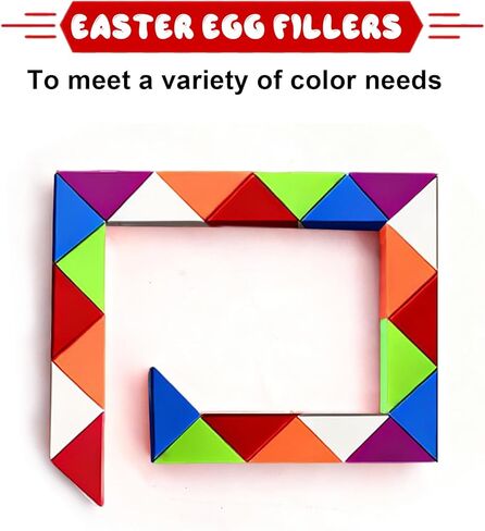 30pcs Boy Party Favors - Fidget Snake Cube Puzzle Toys for Goodie Bags, Bulk Toys, Classroom Prizes, Birthday Students Gift Boy Christmas Stocking Stuffers Party for Kids Teens in Saudi Arabia
