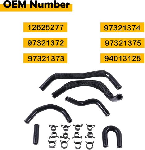 12625277 12625278 12625281 12625284 94013125 97321375 Low Pressure Fuel Line Kit Compatible with LBZ LMM Duramax 2500/3500HD 2006-2010 6.6L in Saudi Arabia