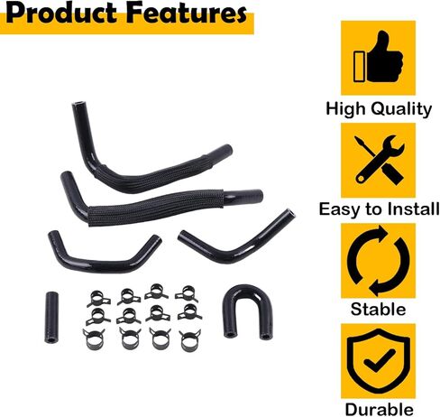 12625277 12625278 12625281 12625284 94013125 97321375 Low Pressure Fuel Line Kit Compatible with LBZ LMM Duramax 2500/3500HD 2006-2010 6.6L in Saudi Arabia