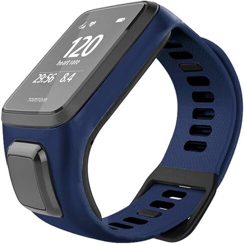 RongYooo Replacement Tomtom Strap Bands,Silicone Watch Band Compatible for Tomtom Runner 2 3,Tomtom Spark 3,Golfer 2. (Blue-Green) in Saudi Arabia