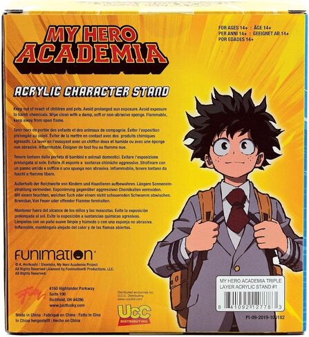 BANDAI NAMCO Entertainment My Hero Academia Acrylic Character Stand #1 in Saudi Arabia