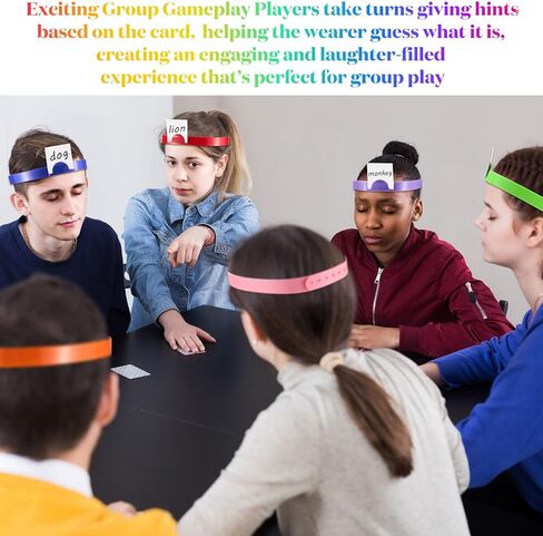Headbands Game Guess Can Insert Card Headbands Board Games for Family Game in Saudi Arabia