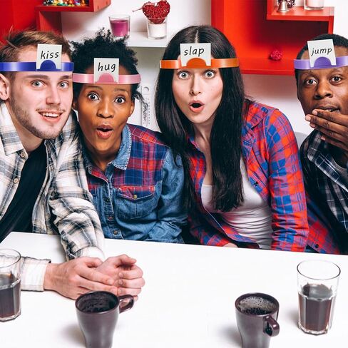 Headbands Game Guess Can Insert Card Headbands Board Games for Family Game in Saudi Arabia