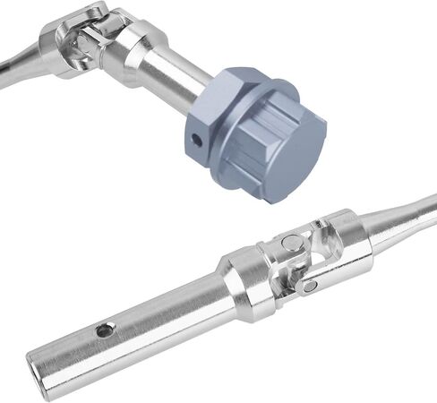 RC Drive Shaft Axles (Front Rear) Upgrades Part for 1/5 KRATON 8S BLX Outcast 8S BLX,4PCS CVD Driveshaft w/Wheel Hex Nuts Hop Ups,Silver & Titanium in Saudi Arabia