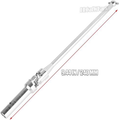 RC Drive Shaft Axles (Front Rear) Upgrades Part for 1/5 KRATON 8S BLX Outcast 8S BLX,4PCS CVD Driveshaft w/Wheel Hex Nuts Hop Ups,Silver & Titanium in Saudi Arabia