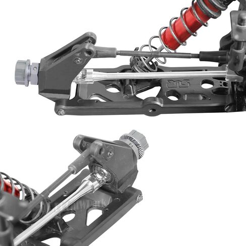 RC Drive Shaft Axles (Front Rear) Upgrades Part for 1/5 KRATON 8S BLX Outcast 8S BLX,4PCS CVD Driveshaft w/Wheel Hex Nuts Hop Ups,Silver & Titanium in Saudi Arabia