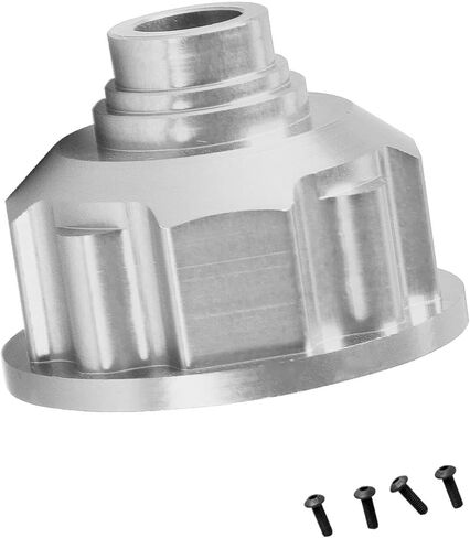 RC Front Rear Diff Case Upgrades Part for 1/10 E-Revo VXL 2.0,Aluminum Front Rear Diff Case Hops up,8681X,Silver in Saudi Arabia