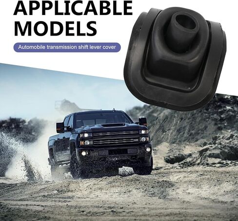 1 PC Shift Lever Boot, Shifter Handle Boot Seal, Replace Part #26093753 47106 2609-3753, Compatible Select Models (Black) in Saudi Arabia