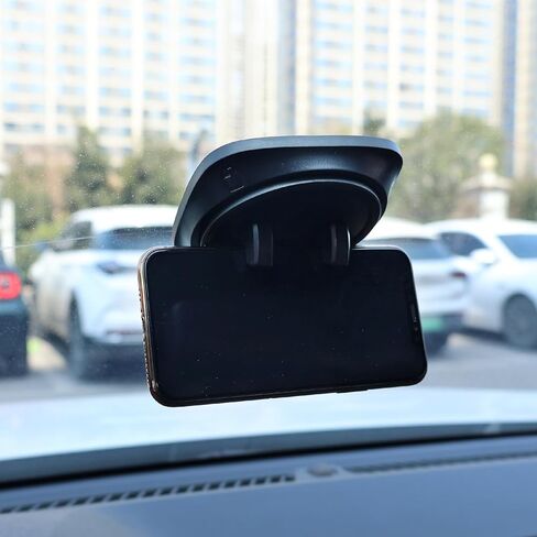360°Rotating Car Dashboard Phone Stand Black Adjustable Car Phone Silicone Anti Slip Pad for Dashboard Navigation in Saudi Arabia
