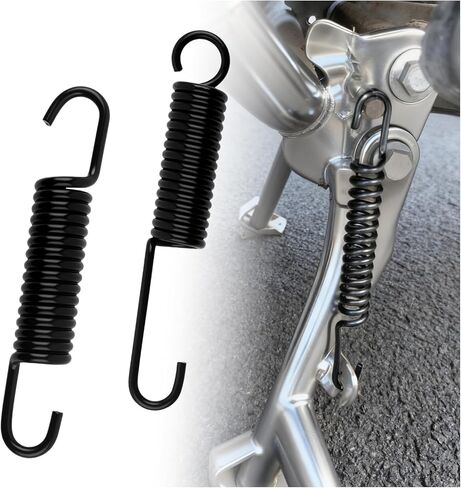2PCS Motorcycle Kickstand Spring,Sturdy Mini Bike Kickstand Springs for Replacing Old Springs and Providing Good Support,2 Types of Kickstands Spring Motorcycle Accessories in Saudi Arabia