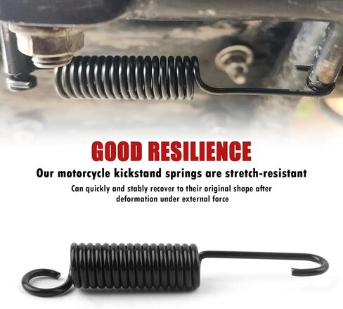 2PCS Motorcycle Kickstand Spring,Sturdy Mini Bike Kickstand Springs for Replacing Old Springs and Providing Good Support,2 Types of Kickstands Spring Motorcycle Accessories in Saudi Arabia