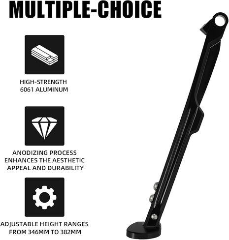 Dirt Bike Kickstand,Adjustable 6061 Aluminum Motorcycle Kick Stand Side Stay for XC/XCF 23-24,EXC/EXCF/XCW/XCF-W/XW-F 24,FX/TX 23-24,TE/FE 24,GasGas EX/EX F/ES/EW 24-Orange in Saudi Arabia