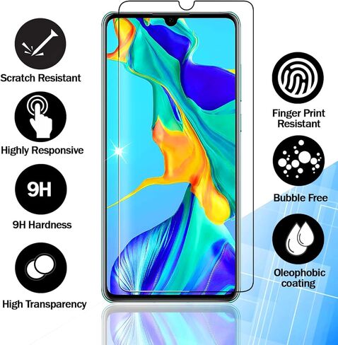 Screen Protector for Samsung Galaxy J7 2018/ J7 Crown / J7 Star / J7 V 2nd Gen / J7 Top /J7 Aura, [4-Pack] RKINC Tempered Glass Film Screen Protector, 0.33mm [LifetimeWarranty][Anti-Scratch][Anti-Shatter][Bubble-Free] in Saudi Arabia