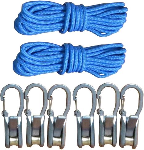 Rope Tightening Tool & Tensioner with Locking Buckle-Heavy Duty Paracord Adjuster for Camping, Boating & Home Use,Tarps, Guy Lines Outdoor Gear in Saudi Arabia