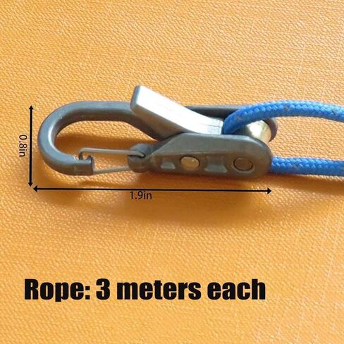Rope Tightening Tool & Tensioner with Locking Buckle-Heavy Duty Paracord Adjuster for Camping, Boating & Home Use,Tarps, Guy Lines Outdoor Gear in Saudi Arabia