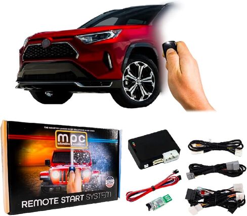 MPC Remote Start Kit Compatible with Toyota RAV4 2019-2025 || Gas || H-Key Only || T-Harness || Lock 3X to Start || USA Tech Support in Saudi Arabia