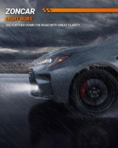 9005 H11 Fog Light Bulbs Combo, 10X Brighter 120000LM 6500K White HB3 H8 Driving Light Bulbs, 1:1 Size Plug N Play, 60,000hrs Long Lifespan, No Flicker, 99% Compatibility, Box of 4 in Saudi Arabia