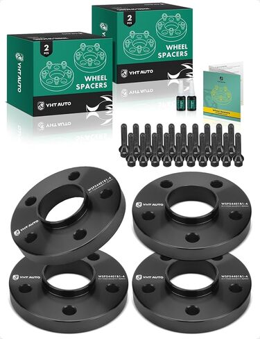 YHTAUTO 5x112mm Hub Centric Wheel Spacers 20mm Fits Mercedes-Benz C-Class C220, C230, C240, C280, C32 C43 AMG, E-Class E320, E420, E430, Tire Spacers w/ M12x1.5 Studs, 66.6mm Hub Bore 5 Lug 2PCS in Saudi Arabia