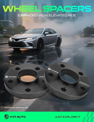 YHTAUTO 5x112mm Hub Centric Wheel Spacers 20mm Fits Mercedes-Benz C-Class C220, C230, C240, C280, C32 C43 AMG, E-Class E320, E420, E430, Tire Spacers w/ M12x1.5 Studs, 66.6mm Hub Bore 5 Lug 2PCS in Saudi Arabia