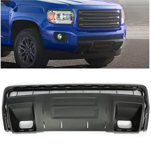 لوحة انزلاقية أمامية KUAFU متوافقة مع 2015-2021 GMC Canyon Base SL SLE SLT AT4 معيار الارتفاع 22925741 GM1095209 مع فتحات خطاف السحب وغطاء ممتص الصدمات in Saudi Arabia
