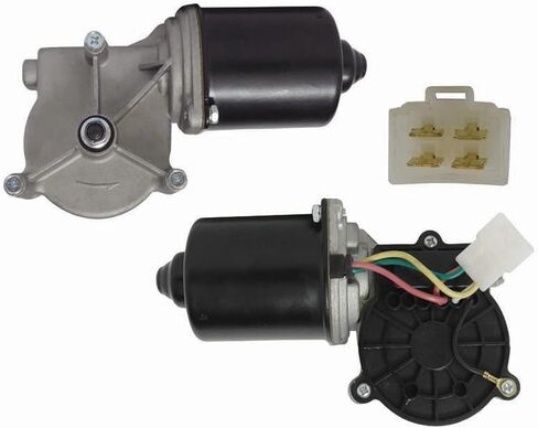 New Front Windshield Wiper Motor Compatible With Mitsubishi Pajero Montero KT20243 1983-1991, KT3383 82-86, KT33204 88-91, KT33202 86-91; Compatible With Dodge Raider 1987-89 43-1162 85-1162 in Saudi Arabia