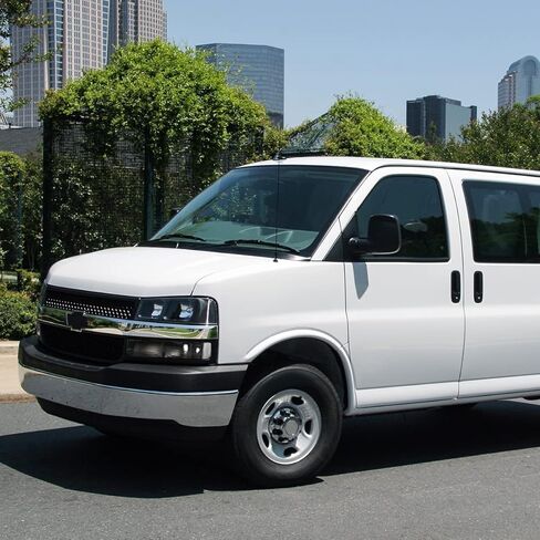 مصابيح إشارة الانعطاف لوقوف السيارات متوافقة مع 03-24 Chevy Express/GMC Savana، غطاء أسود/زاوية شفافة in Saudi Arabia