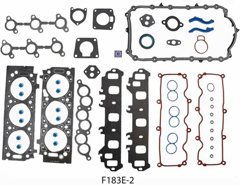 مجموعة إعادة الحلقة مع مجموعة حشية كاملة محامل الحلقات تناسب: 1999-2001 Ford Ranger 3.0L OHV V6 12v Vulcan in Kuwait