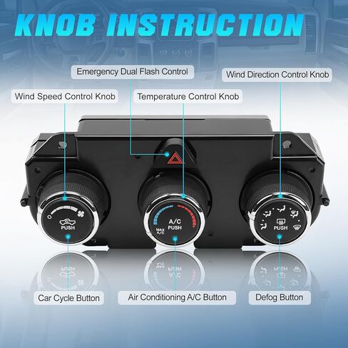 A/C Heater Climate Control Module Compatible with Ram 2500 3500 4500 5500# 68226600AA, 68236775AB, 68105021AF, 68268189AA in Saudi Arabia