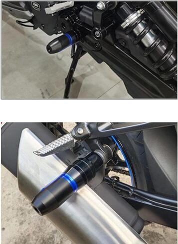 For 2025 2024 YZF-R7 YZFR7 Motorcycle Exhaust Slider Protector Protection Engine Crash Pad Frame Sliders yzf-r7 yzfr7 (Black) in Saudi Arabia